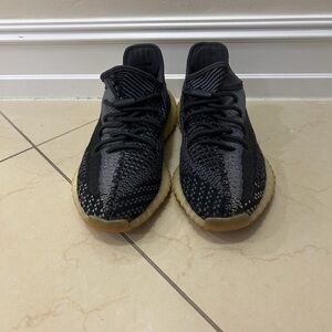 Yeezy Black and Tan Sneakers